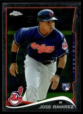2014 Topps Chrome - Jose Ramirez Rookie Cleveland Indians #45