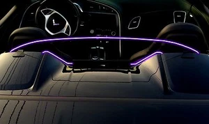 Bloqueador deflector de viento PurpleLighted Wind Restrictor® para Stingray Corvette C7  - Imagen 1 de 1