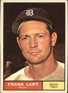 1961 Topps Baseball Card #243 Frank Lary - VG