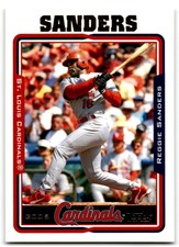 2005 Topps Reggie Sanders St. Louis Cardinals #110