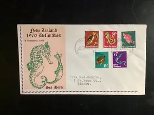 NZ 1970 Fishes of NZ FDC, Mullon brand, Timaru FDI  postmark (NZF1056) - Picture 1 of 1
