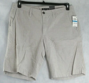 INC International Concepts Men's 11'' Derryl Chambray Shorts, Seashell Beige - Picture 1 of 4
