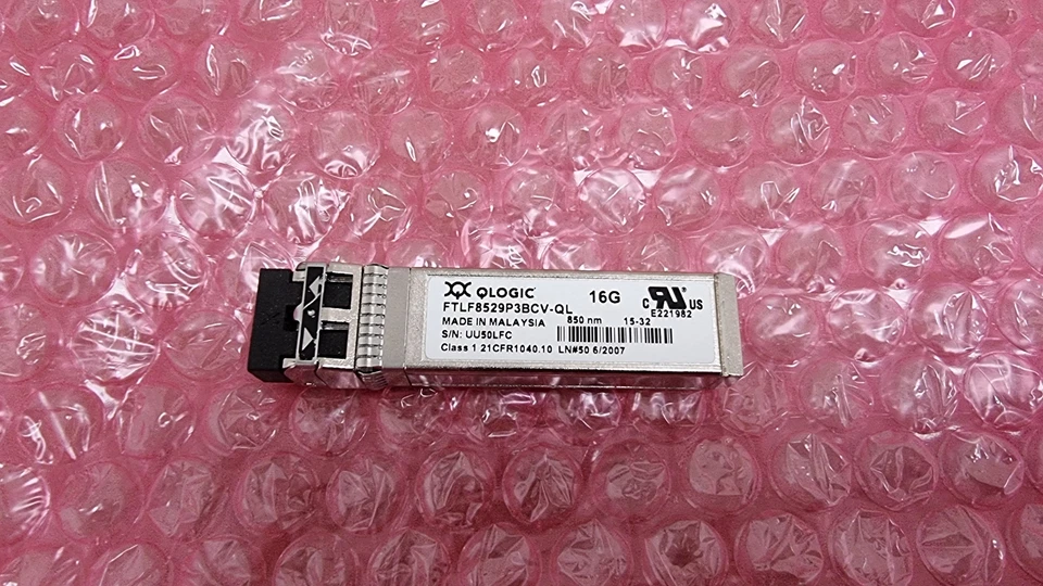 QLogic 16G SW Fibre Channel FC SFP+ Module Transceiver FTLF8529P3BCV-QL - Image 1 of 1