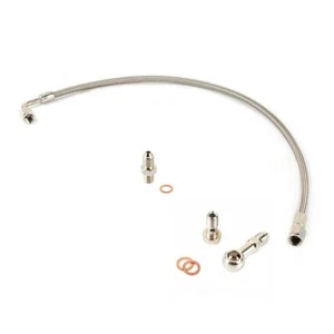 AN-4 Oil Feed Line For Nissan TD42 Patrol GU Engine with GT28R Series - Foto 1 di 5