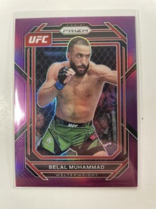 2023 Panini Prizm UFC Belal Muhammad Purple Prizm #063/149 Card No. 113