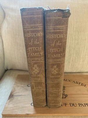 History Of The Fitch Family A.D. 1440-1930 Limited 1st Ed Copy 135 Two Vol Set - Image 1 of 4