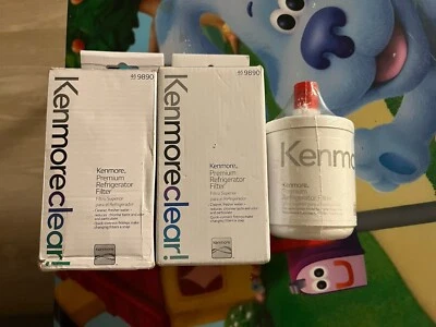 Lot Of 3 Kenmore 46-9890 Replacement Refrigerator Water Filter Kenmore Clear - Image 1 of 4
