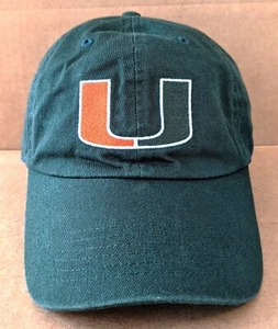 University of Miami Hurricanes Green Baseball Hat Cap Adjustable Belt by TOW - Picture 1 of 8