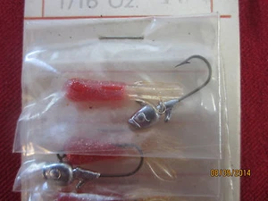 CABEZA DE PLOMO PLÁSTICO SUAVE CRAPPIE PERCHA BAJO GRUB TUBO PLANTILLAS 1/16 OZ P#18 - Imagen 1 de 4