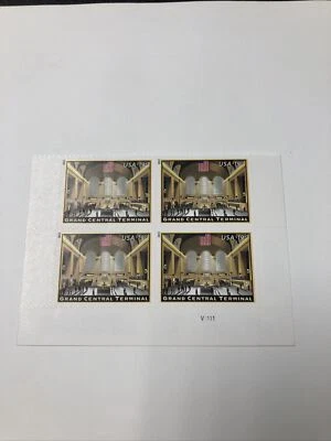 US Sc# 4739 Express Mail Plate Block Of 4  Grand Central Terminal - Superb MNH - Image 1 of 3