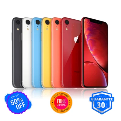 Apple iPhone XR Unlocked Spectrum 64GB Verizon At&t Free Shipping - Image 1 of 4