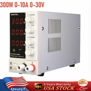 300W 0-10A Lab DC Power Supply Digital Variable Regulated Benchtop Power Supply - Picture 1 of 12