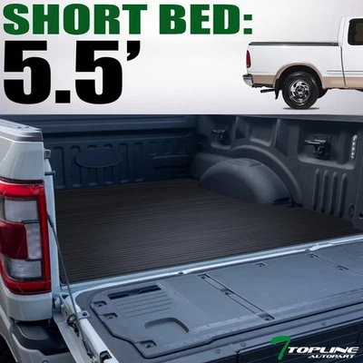 TLAPS For 2001-2003 Ford F150 5.5' Short Cab Rubber Truck Bed Trunk Mat Liner V2 — 第 1/4 张图片