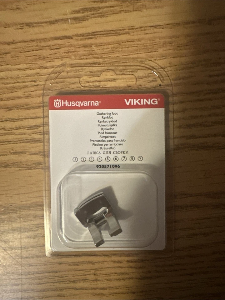 Gathering Foot Husqvarna Viking Designer Epic Group 9 920571096 - Image 1 of 2