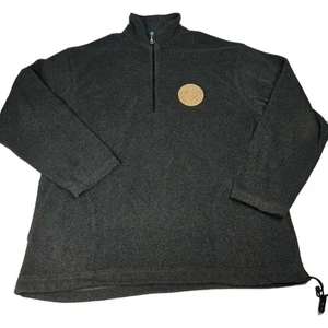AKWA US Marine Corps 1/4 Zip Pullover Fleece Jacket Gray XL Made in USA - Picture 1 of 8