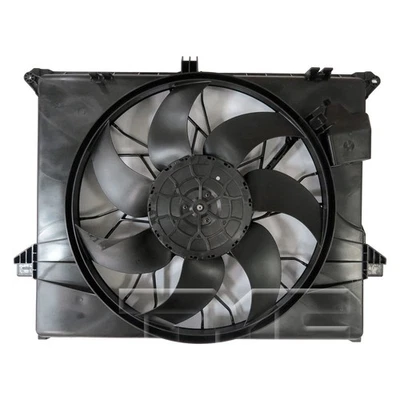 For Mercedes-Benz R350 2006-2013 TYC Dual Radiator & Condenser Fan Assembly Foto 1 de 3