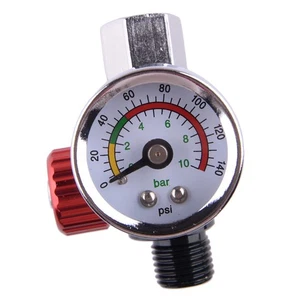 Air Regulator Pressure Gauge Compressor fit for Devilbiss Iwata fr 0-140 PSI - Bild 1 von 6