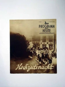 Hochzeitsnacht - Hans Hanauer - Programm von Heute - PvH 647 ungelocht (5/8) - Picture 1 of 1