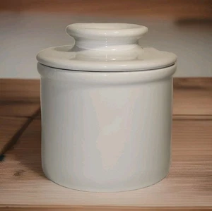 The Original Butter Bell Crock White Ivory Butter Keeper L. Tremain 1 Stick  - Picture 1 of 6