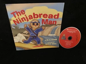 The Ninjabread Man Book + Audio CD - Scholastic - C. J. Leigh - Foto 1 di 1