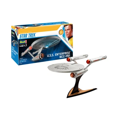 U.S.S. ENTERPRISE NCC-1701 (TOS) KIT 1:600 Revell Kit Movie Modellino Nuovo - Immagine 1 di 4