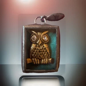 Jewel Kade WISDOM Charm PENDANT 2 Sided “OWL”. Retired 1x1 - Picture 1 of 2
