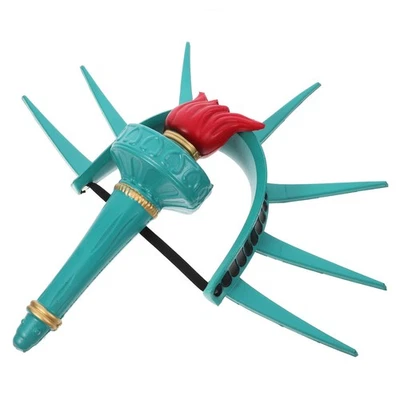  1 set divertente e festoso statua della libertà corona cappello e visiera per - Image 1 of 4