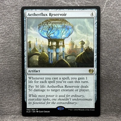 MTG Aetherflux Reservoir – Kaladesh (KLD) #192 Non-Foil NM Magic the Gathering - Image 1 of 4