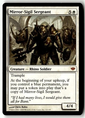 MTG - Mirror-Sigil Sergeant 12 NM Conflux - Image 1 of 2