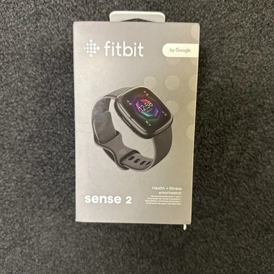 ¡Reloj inteligente Fitbit Sense 2 salud y fitness! Talla única gris/grafito FB521BKGB Foto 1 de 4