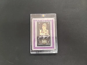2024 Topps Allen & Ginter #MA-IR IVAN RODRIGUEZ MINI Purple- SILVER INK AUTO /25 - Picture 1 of 10