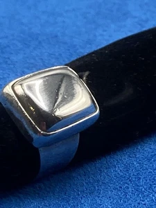 Anillo Modernista Esterlina .925 Cuadrado Talla 5/13.7 Gramos Mujer’s Usado - Imagen 1 de 6