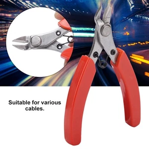 S 107F1 Mini Electronic Diagonal Pliers Cable Side Cutting Nippers Wire Cut DW - Picture 1 of 9