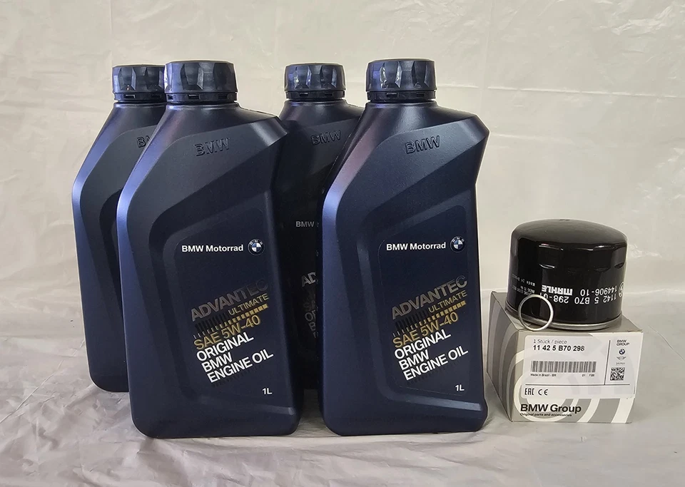 BMW Motorcycle Oil Change Kit-R12GS/R/RS/RT(Water-Boxer)14-18 5W-40 ADVANTEC - Image 1 of 1