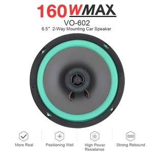 Universal 6.5 Inch 160W Coaxial Speakers Horn for Cars Auto vehicle - Picture 1 of 12