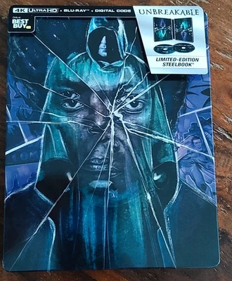 Unbreakable (4K Ultra HD Disc + Steelbook) Best Buy Exclusive No Digital Foto 1 de 4