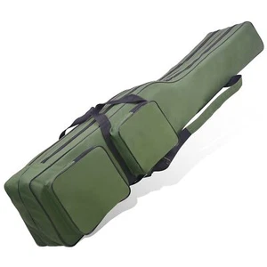 Fishing Rod Case 4.27 ft Fishing Pole Bag Case Portable Fishing Pole Case - Picture 1 of 7