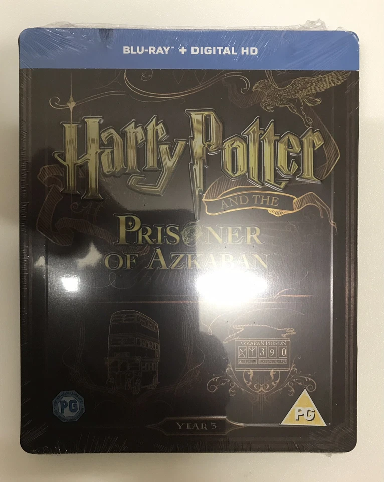 Harry Potter and The Prisoner of Azkaban Steelbook BLURAY UK