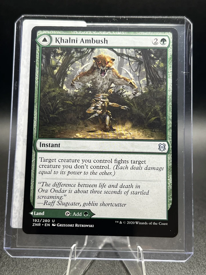 MTG Magic the Gathering Khalni Ambush Zendikar Rising Regular - Image 1 of 1