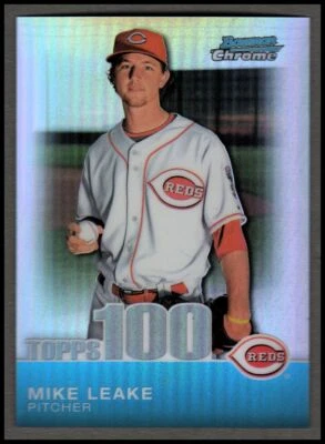 2010 Bowman Chrome Topps 100 Prospects Refractors #TPC71 Mike Leake/499 - NM-MT - Image 1 of 2