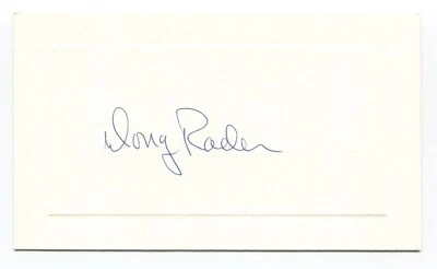 Doug Rader Signed Card Autograph MLB Baseball Roger Harris Collection - Image 1 of 2