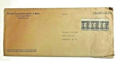 May 1, 1940 Chicago to Raeford NC Precancels 1/2c Sec. 562 3rd Class Bulk Mail - Image 1 of 4