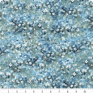 Wilmington Prints * Blue Harmony Blue Floral Field * 33902-441 - Bild 1 von 1