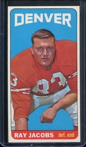 Ray Jacobs 1965 Topps Football #55 (casi nuevo-como nuevo) casi como nuevo - Imagen 1 de 2