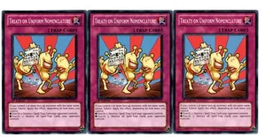 Yugioh- 3X Treaty on Uniform Nomenclature - Common - 1st - GENF-EN073 - NM - Picture 1 of 1