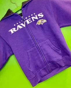 NFL Baltimore Ravens Hoodie mit durchgehendem Reißverschluss Kinder Medium 5-6 - Bild 1 von 4