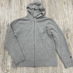 Chaqueta con Capucha North Face Para Hombre Mezcla de Lana Suéter Cremallera Completa Preppy Exterior Talla L - Imagen 1 de 12