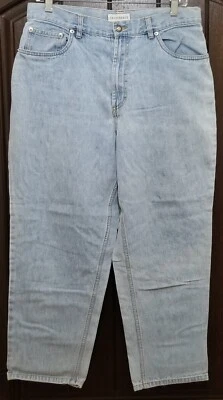 CROSSROADS Vaqueros Azul Claro Talla 12 100% Algodón tiro Alto Foto 1 de 4