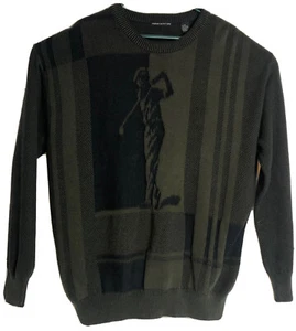 Vintage 90’s Fairway Outfitters Men’s Brown Golf Sweater Sz XL Big Logo Classic - Picture 1 of 9