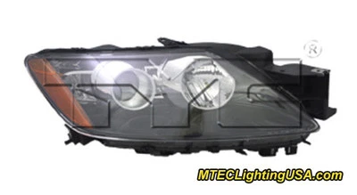 TYC NSF Right Passenger Side Halogen Headlight Assembly for Mazda CX-7 2010-2011 - Image 1 of 3